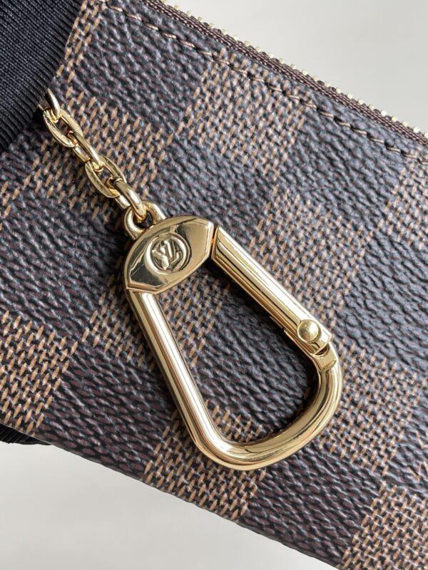 LOUIS VUITTON DAMIER EBENE KEY POUCH N62658 - Image 6