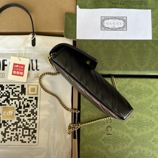 GUCCI MARMONT MATELASSE MINI BAG 672251 DTDHT 1000 - Image 8