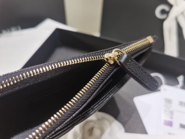 CHANEL SMALL POUCH 19CM BLACK A81942 - Image 7