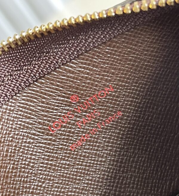 LOUIS VUITTON DAMIER EBENE KEY POUCH N62658 - Image 5