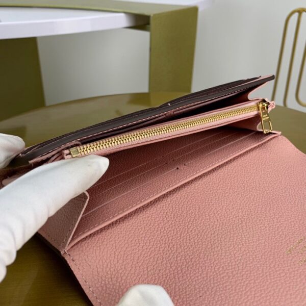 Louis Vuitton Aurore Monogram Empreinte Wallet 20cm Pink - Image 9