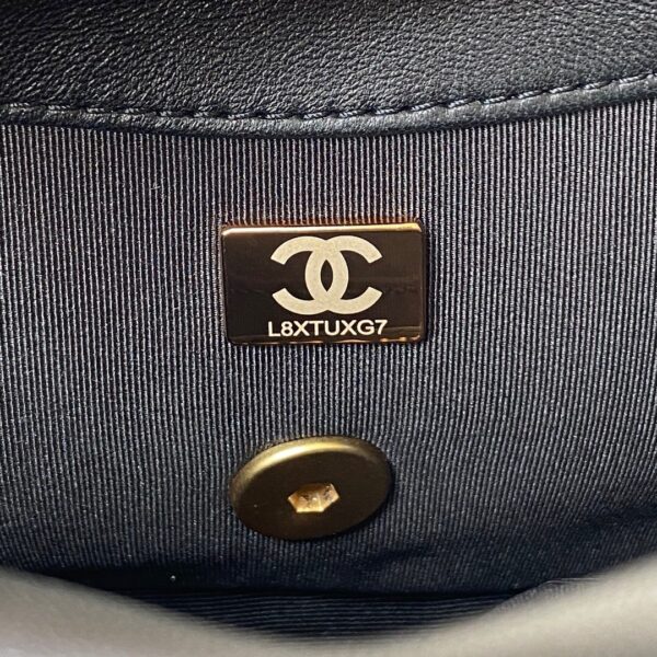 CHANEL MINI FLAP BAG BLACK AS3205 - Image 4