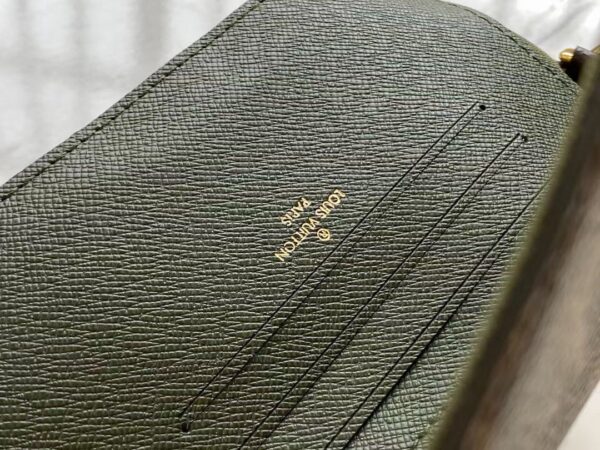 LOUIS VUITTON FÉLICIE STRAP & GO 17CM GREEN M80091 - Image 3