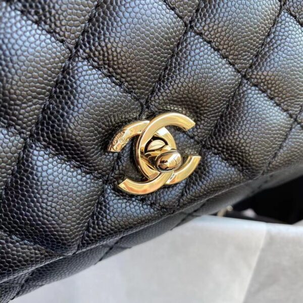 CHANEL HANDBAG BLACK AS2215 - Image 3