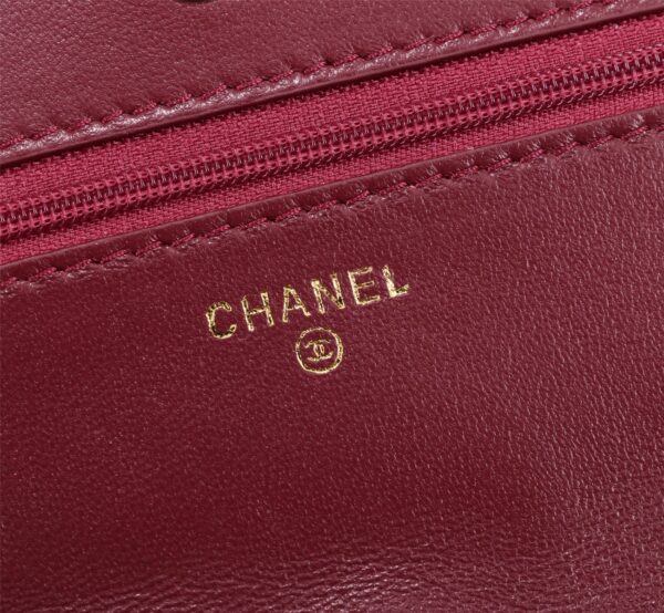 CHANEL 19 CROSSBODY BAG DARK RED AP0957 - Image 8