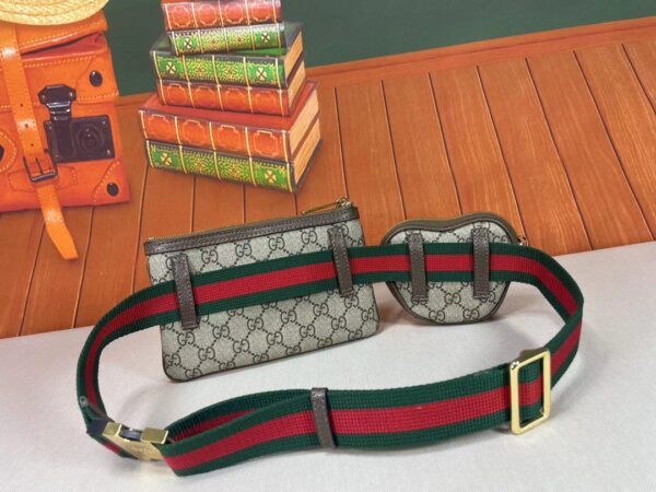 GUCCI OPHIDIA MULTIPURPOSE BELT BEIGE 12CM 698805 96IWG 8745 - Image 6