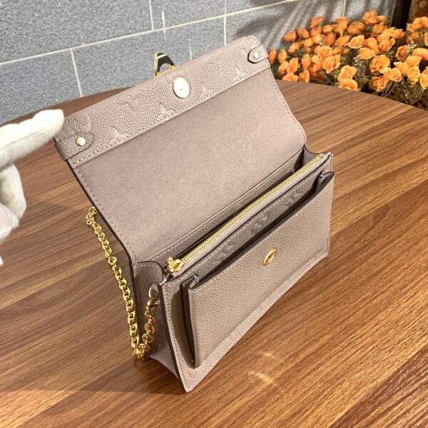 LOUIS VUITTON VAVIN CHAIN WALLET TOURTERELLE GRAY M69423 - Image 6