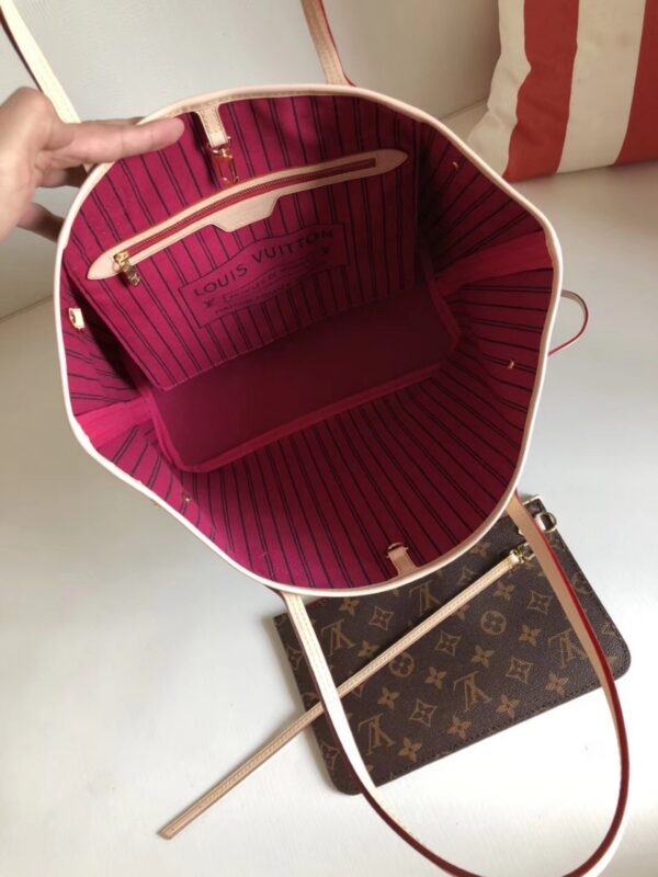 LOUIS VUITTON NEVERFULL PIVOINE PINK MM M41178 - Image 5