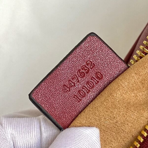 GUCCI MARMONT SMALL SHOULDER BAG RED BEIGE 24CM - Image 9