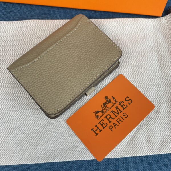 HERMES DOGON DUO MINI WALLET BEIGE - Image 2