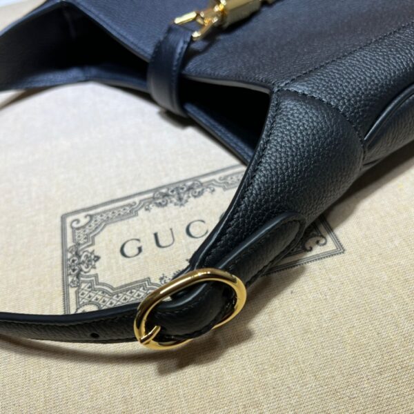 GUCCI JACKIE 1961 SMALL NATURAL GRAIN BAG 636709 AZB0G 1000 - Image 7