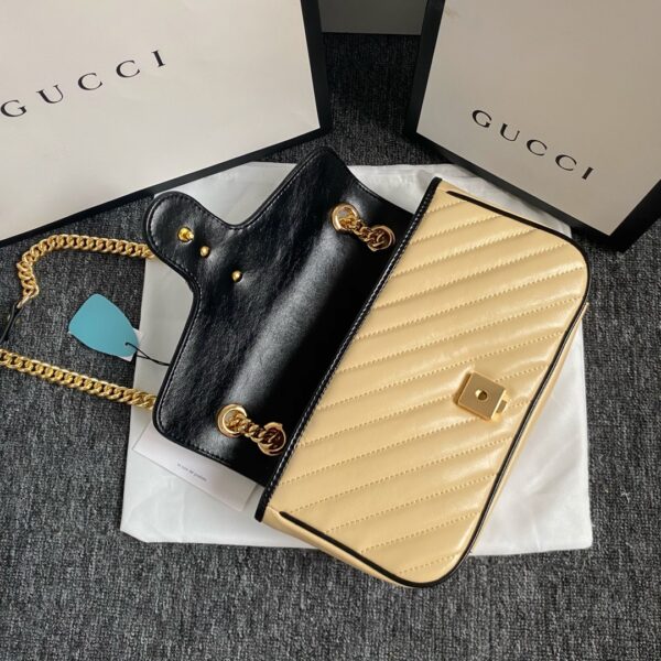 GUCCI ONLINE EXCLUSIVE GG MARMONT SMALL BAG 26CM 443497 1X5JE 9389 - Image 8