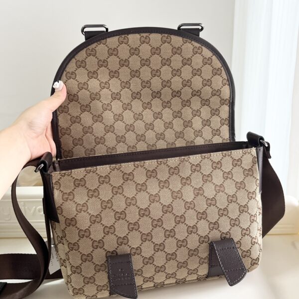 GUCCI MONOGRAM GG BUM BAG BELT POUCH WAIST BAG BEIGE - Image 2