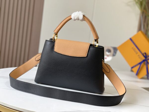 LOUIS VUITTON CAPUCINES BB BLACK ARIZONA 27CM M59466 - Image 3