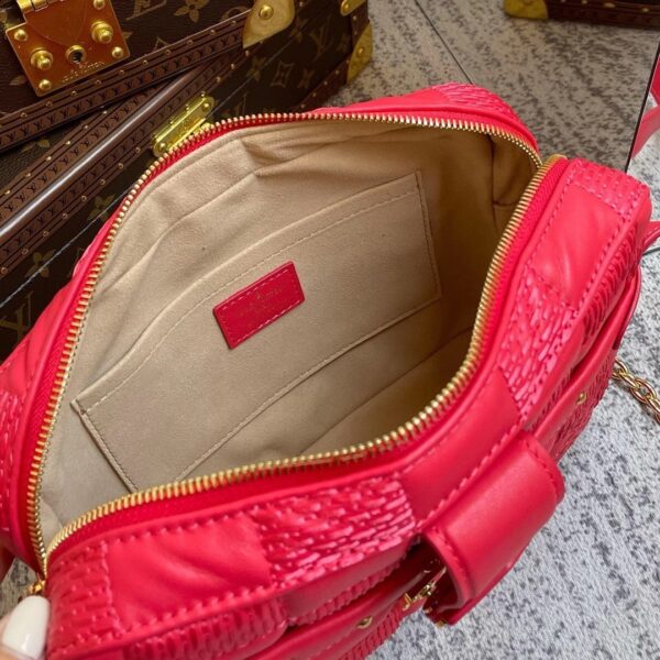LOUIS VUITTON TROCA PM 22CM RED M59118 - Image 7