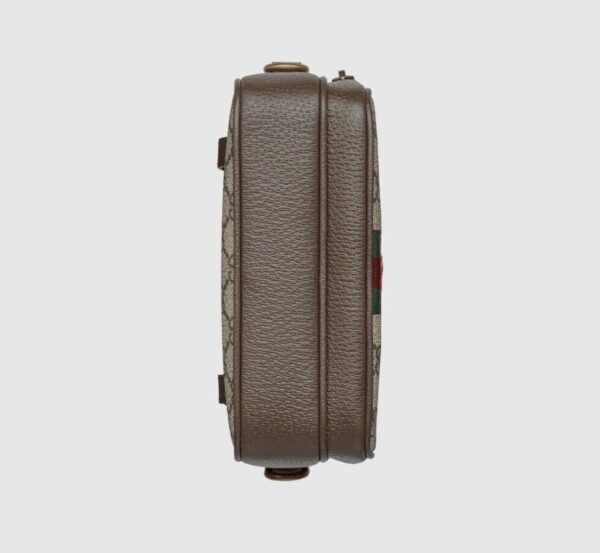 GUCCI MINI OPHIDIA CROSS BODY BAG BEIGE 18CM - Image 6