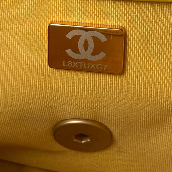 CHANEL MINI FLAP BAG YELLOW AS3205 - Image 4