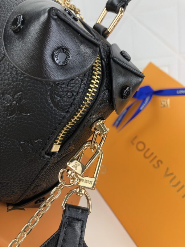 LOUIS VUITTON PETITE MALLE SOUPLE BLACK M45393 - Image 3