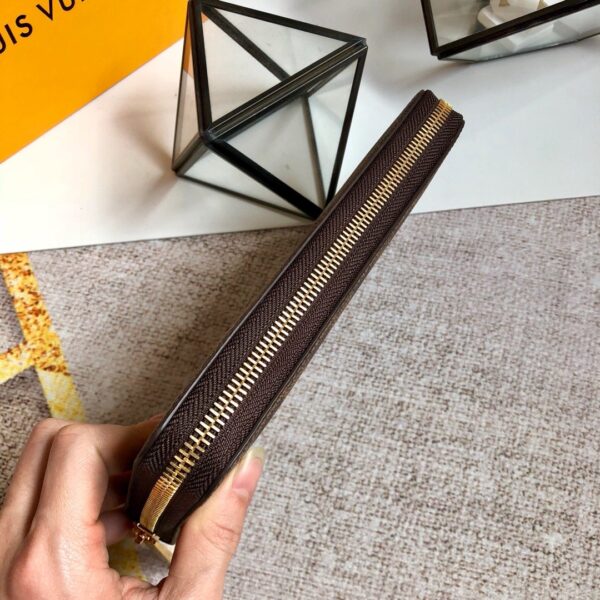 LOUIS VUITTON ZIPPY WALLET DAMIER EBENE N60046 - Image 7