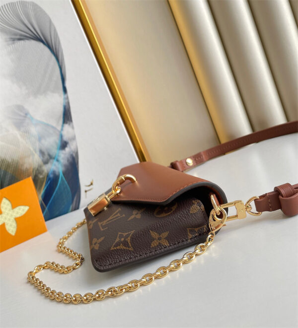 LOUIS VUITTON PADLOCK ON STRAP 19CM CARAMEL M80763 - Image 6