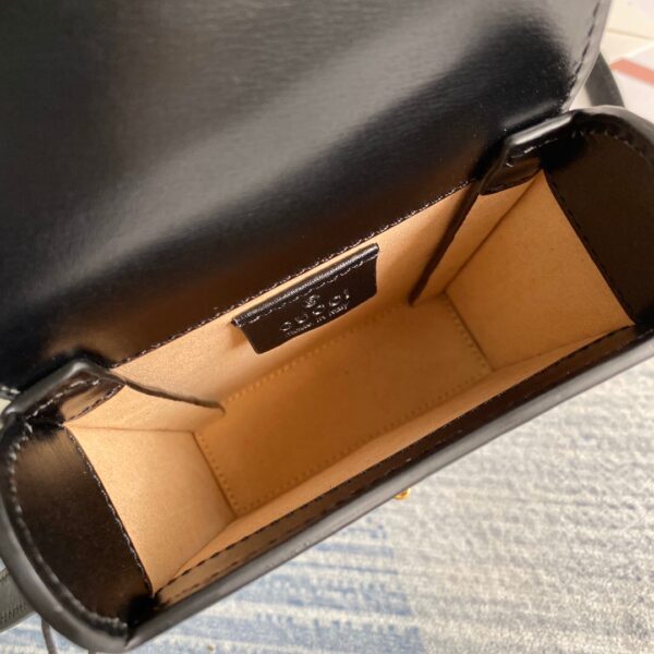 Gucci Horsebit 1955 mini bag 625615 0YK0G 1000 - Image 7