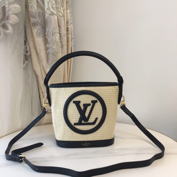 LOUIS VUITTON PETIT BUCKET BLACK 19CM M59961 - Image 5