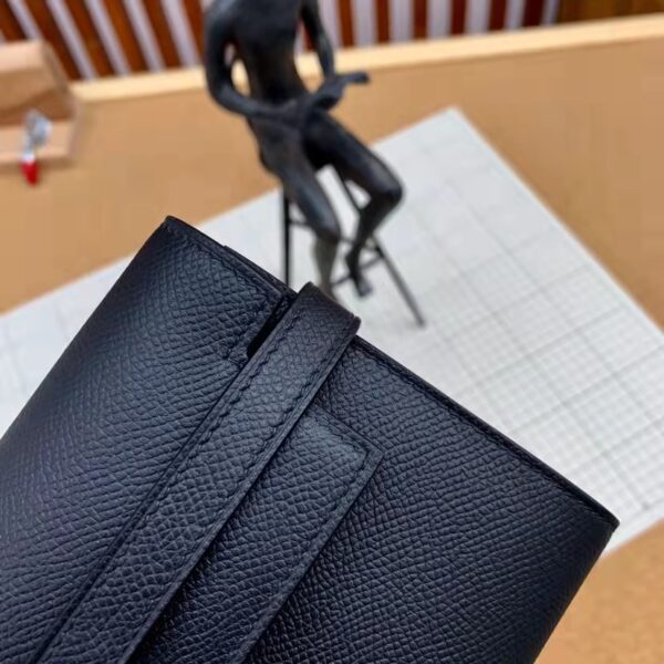 HERMES KELLY CLASSIC WALLET BLACK H051303CK89 - Image 8