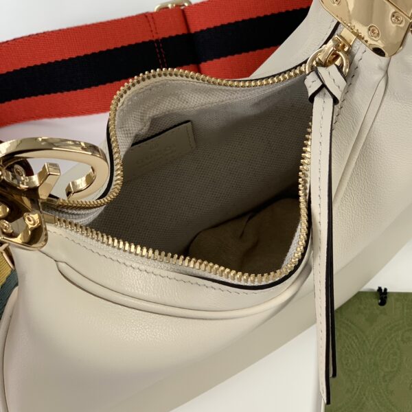 GUCCI GG ATTACHE SMALL SHOULDER BAG IN WHITE 23CM 702823 UXWBG 9109 - Image 9