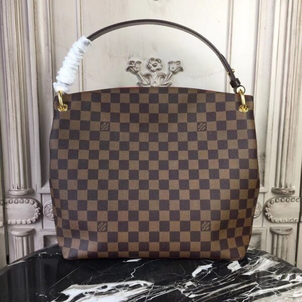 LOUIS VUITTON DAMIER AZUR GRACEFUL PM 35CM N44044 - Image 7