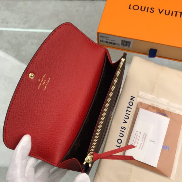Louis Vuitton Emilie Wallet Red - Image 8