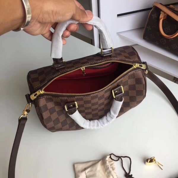 LOUIS VUITTON SPEEDY BANDOULIÈRE 25 DAMIER EBENE N41368 - Image 8