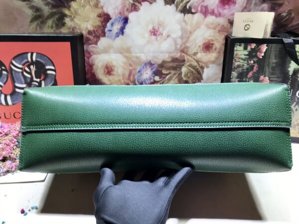 GUCCI OPHIDIA GG FLORA MEDIUM TOTE GREEN 44CM - Image 6