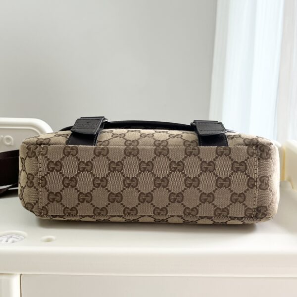 GUCCI MONOGRAM GG BUM BAG BELT POUCH WAIST BAG BEIGE - Image 7