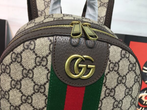 GUCCI OPHIDIA GG SMALL BACKPACK BROWN 29CM 547965 9U8BT 8994 - Image 9