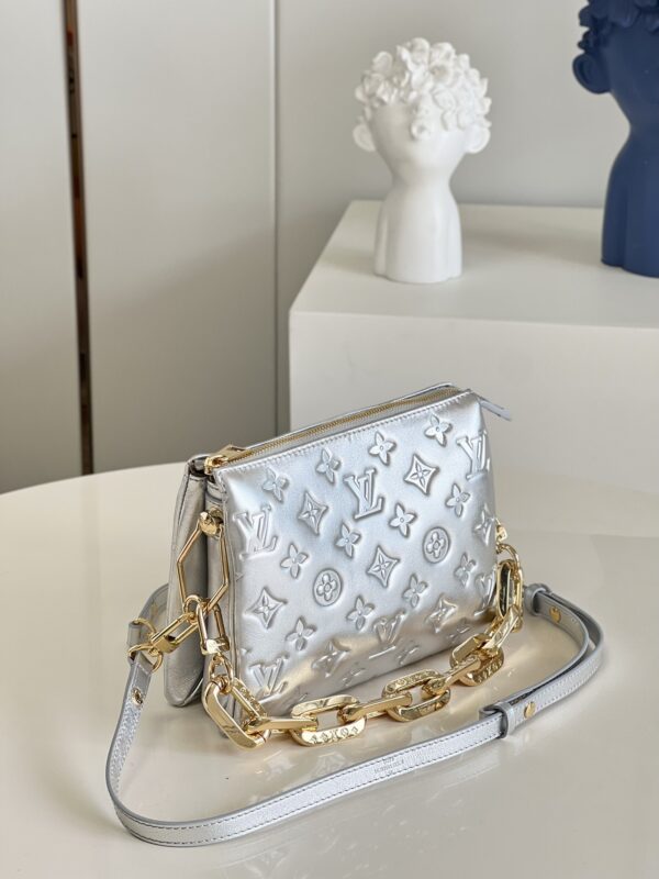 LOUIS VUITTON COUSSIN BB 21CM SILVER M20567 - Image 7