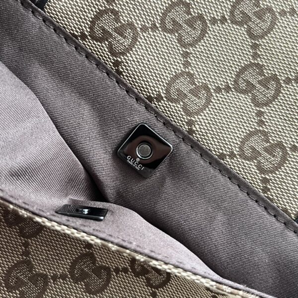 GUCCI MONOGRAM GG BUM BAG BELT POUCH WAIST BAG BEIGE - Image 5