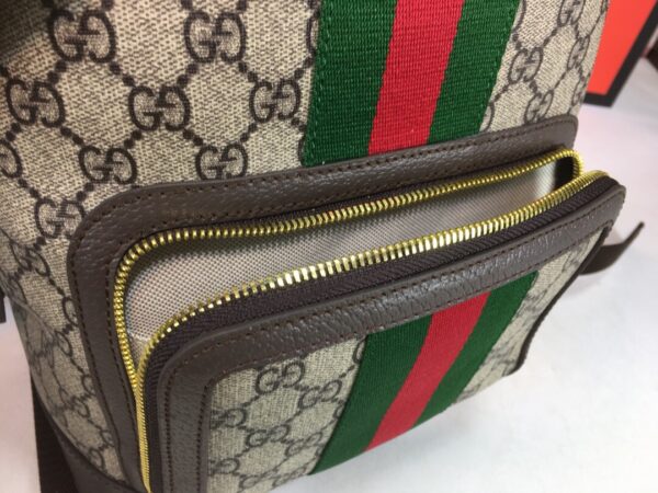 GUCCI OPHIDIA GG SMALL BACKPACK BROWN 29CM 547965 9U8BT 8994 - Image 8
