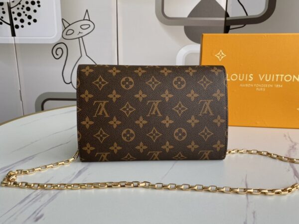 LOUIS VUITTON MONOGRAM MESSENGER 23CM BROWN WALLET - Image 4