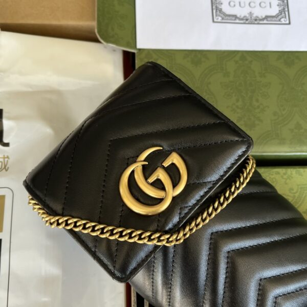 GUCCI MARMONT MATELASSE MINI BAG 672251 DTDHT 1000 - Image 2