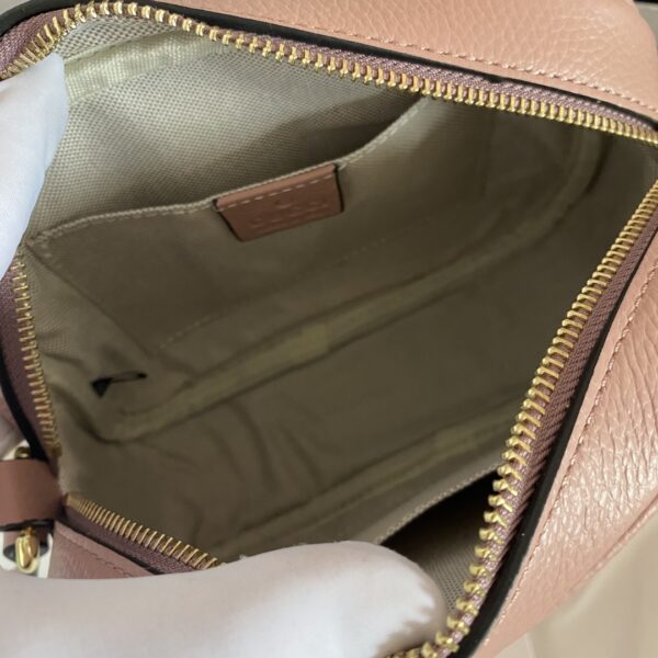 GUCCI SOHO SMALL LEATHER DISCO BAG PINK 308364 A7M0G - Image 8
