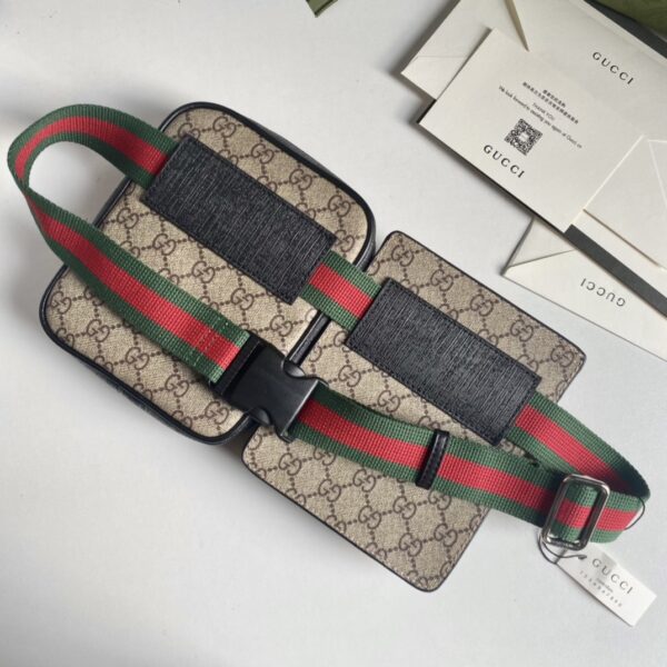 GUCCI GG SUPREME WEB BELT BAG BEIGE 33CM - Image 9