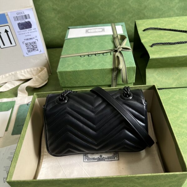 GUCCI MARMONT METELASSE MINI BAG 446744 DTDFV 1000 - Image 2