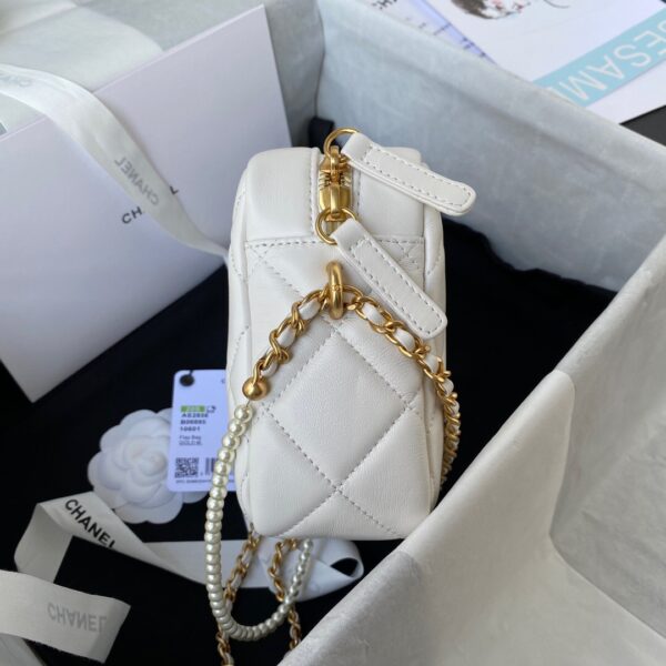CHANEL SHOULDER BAG WHITE AS2856 - Image 2