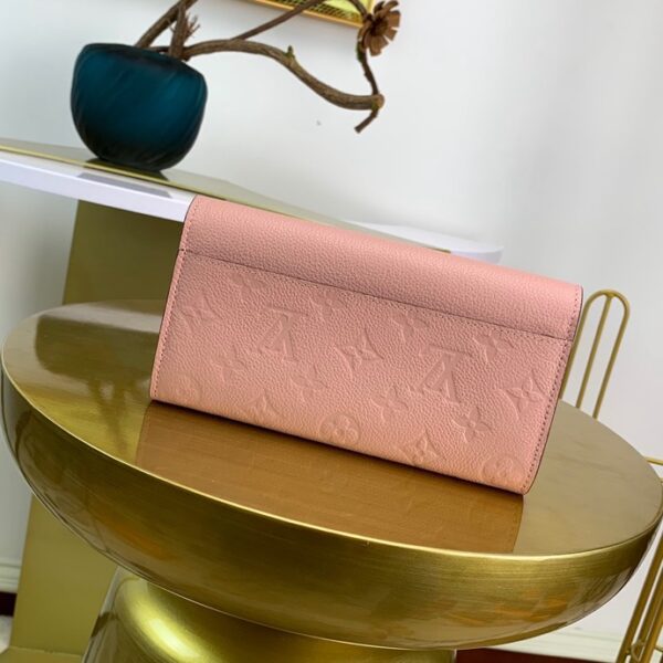 Louis Vuitton Aurore Monogram Empreinte Wallet 20cm Pink - Image 7