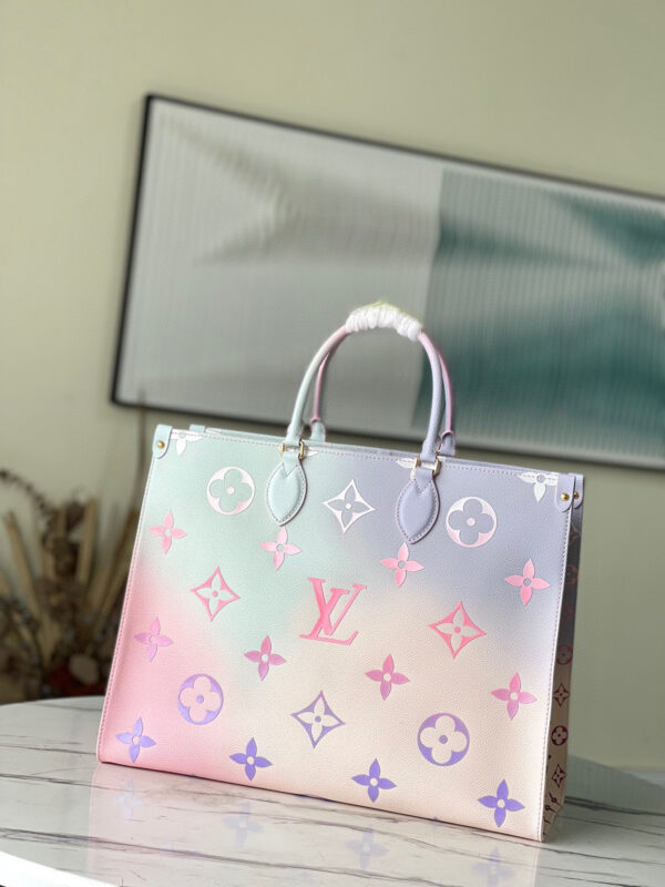 LOUIS VUITTON ONTHEGO MM SUNSET KAKI 35CM M20510 - Image 8
