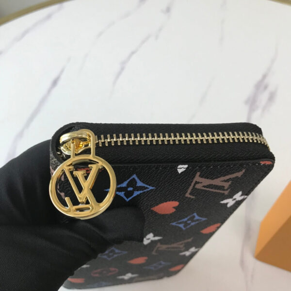 LOUIS VUITTON ZIPPY AROUND WALLET BLACK M80323 - Image 8
