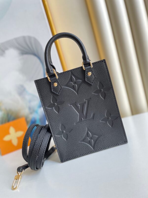 LOUIS VUITTON PETIT SAC PLAT 17CM BLACK M80478 - Image 9