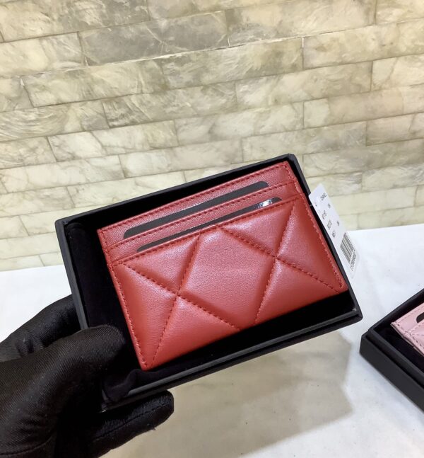 CHANEL FLAP WALLET RED AP0941 - Image 4