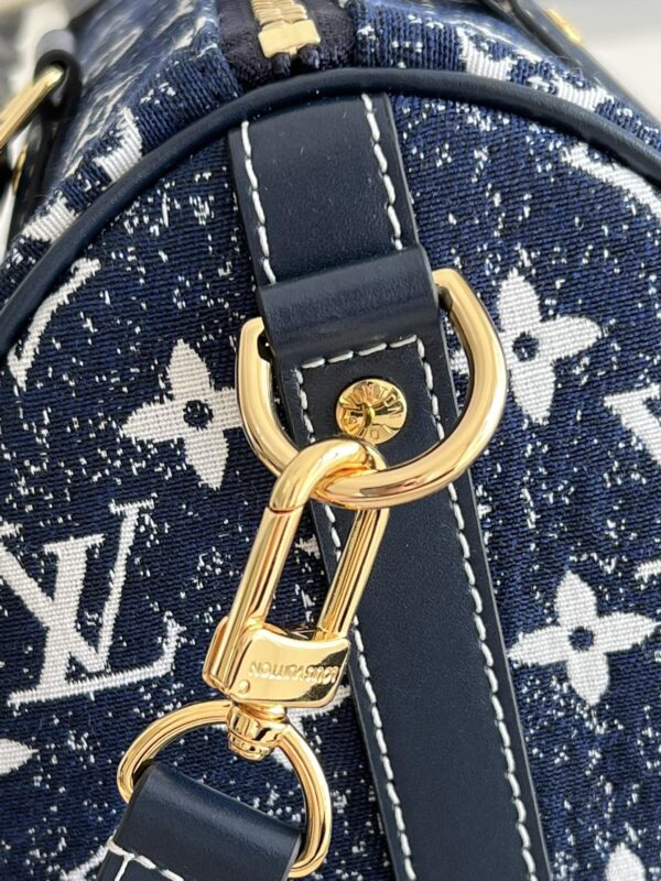 LOUIS VUITTON SPEEDY BANDOULIÈRE 25 NAVY BLUE M59609 - Image 5