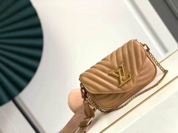 LOUIS VUITTON NEW WAVE MULTI POCHETTE 19CM BEIGE M58941 - Image 3